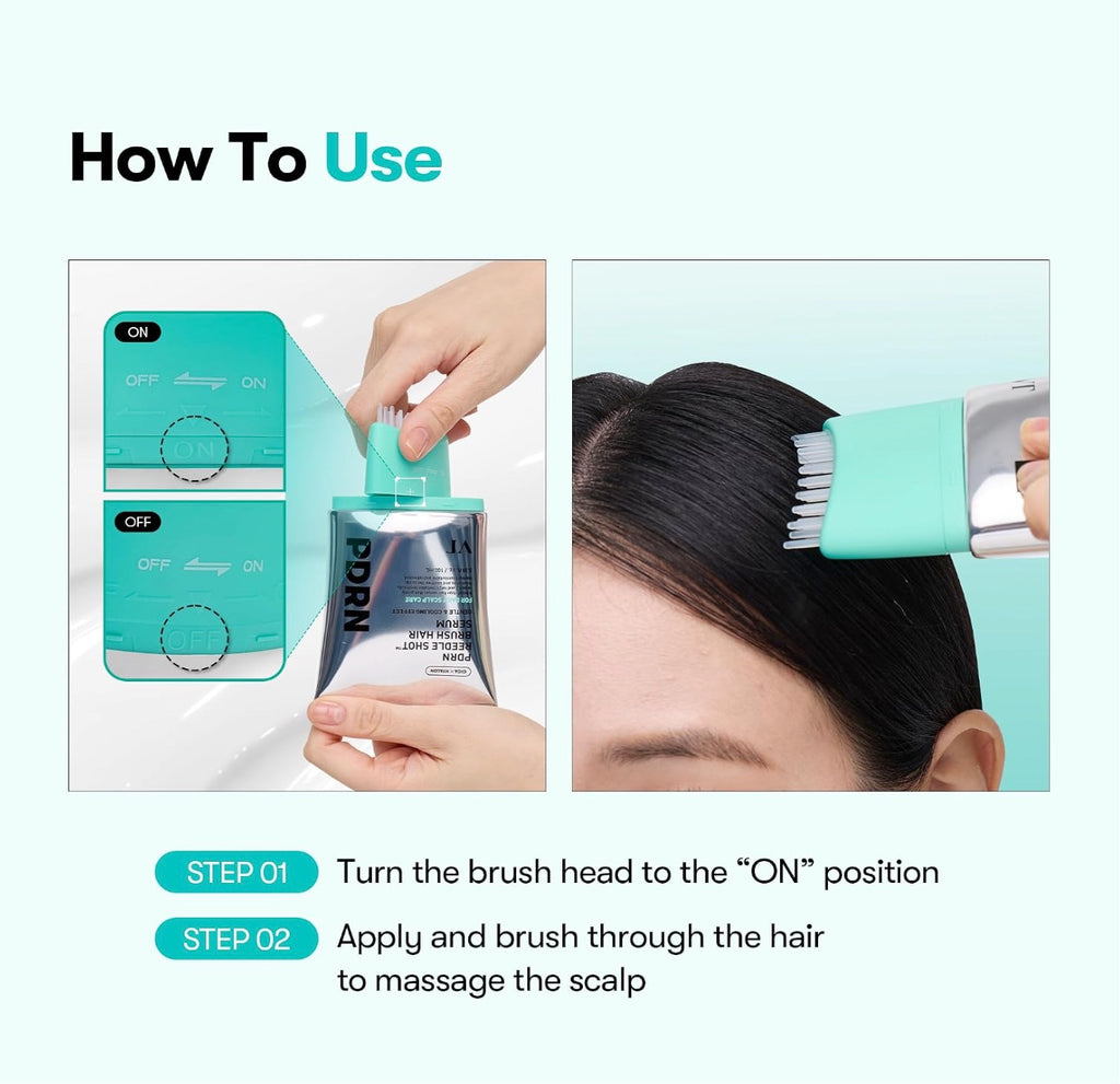 VT PDRN Reedle Shot Hair Brush Serum