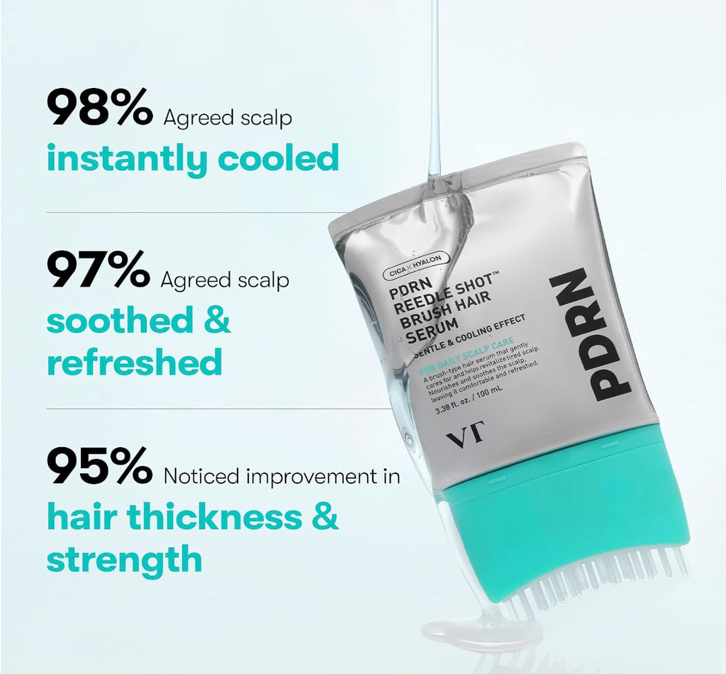VT PDRN Reedle Shot Hair Brush Serum